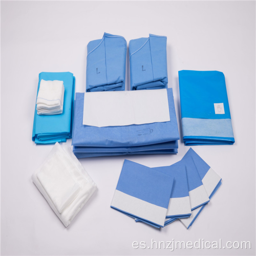 Kit médico desechable para parto de bebés de un solo uso